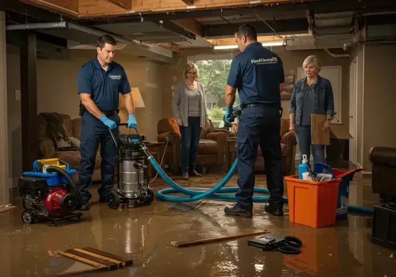 Basement Water Extraction and Removal Techniques process in Brunswick, NC